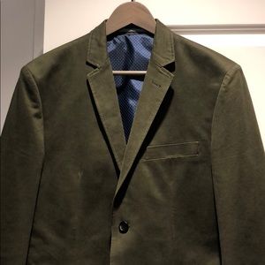 Men’s Olive Cotton Sportcoat